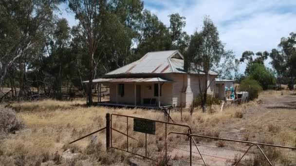 Old Abandoned House Outback Australia — ストック動画