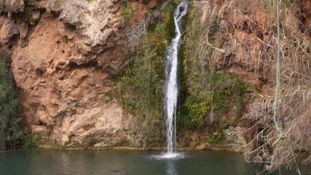 Водоспад Пего Інферно Тавейра Алгарве Португалія — стокове відео