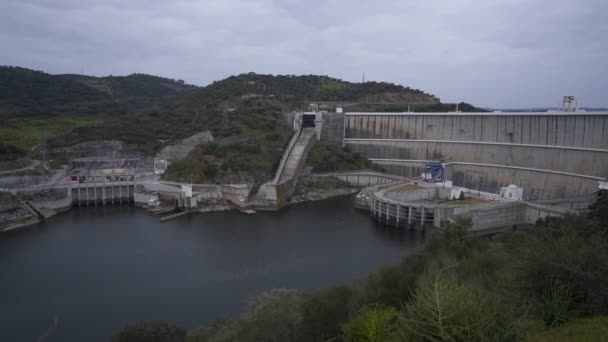 Talsperre Barragem Alqueva Alentejo Portugal — Stockvideo