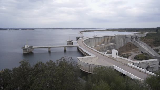 Presa Barragem Alqueva Alentejo Portugal — Vídeo de stock