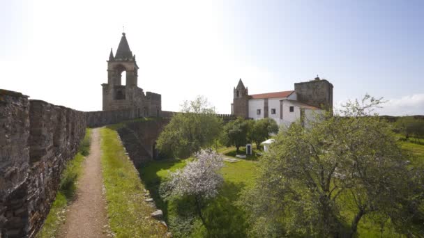 Mourao Castle Alentejo Portugal — Stock Video