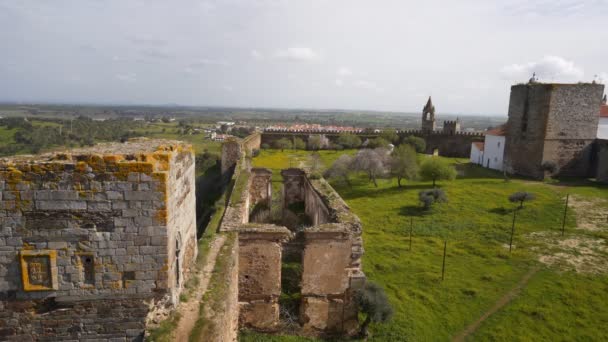 Κάστρο Mourao Στο Alentejo Πορτογαλία — Αρχείο Βίντεο