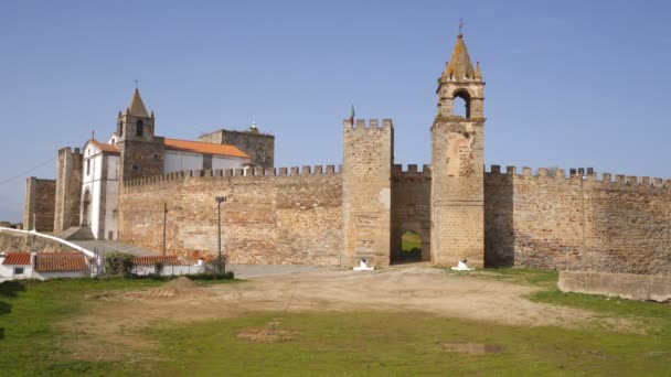 Mourao Castle Alentejo Portugal — Stock Video