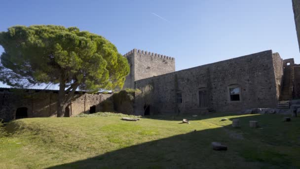 Castillo Jardín Castelo Vide Alentejo Portugal — Vídeo de stock