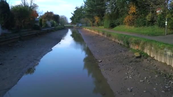 Canal Breach Middlewich Cheshire England Repaired British Waterways — Video