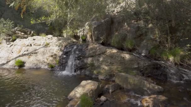 Cachoeira Penedo Furado Passadico Vila Rei Portugal — Vídeo de Stock