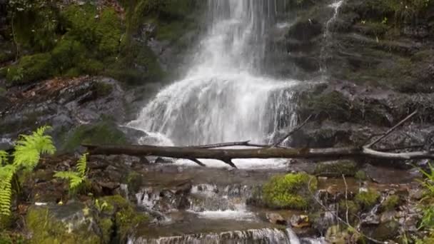 Wodospad Wiosce Gondramaz Schist Portugalia — Wideo stockowe