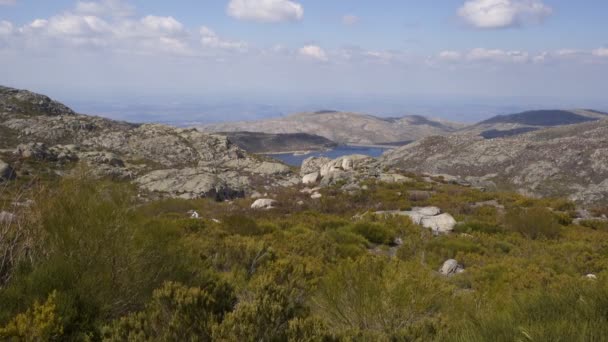 Ruta Las Lagunas Del Paisaje Serra Estrela Portugal — Vídeos de Stock