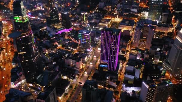 Aerial Shot Chi Minh City — Stok video