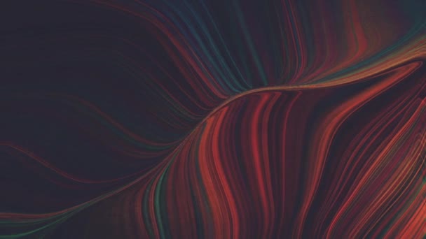 Digital Artwork Which Animated Flow — Vídeos de Stock