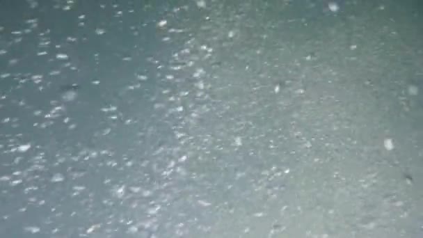 Stunning Air Bubbles Rushing Clear River — Vídeo de stock