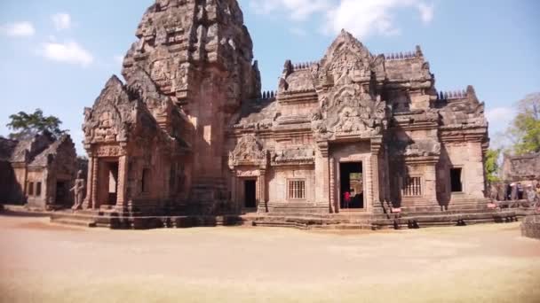 Ancient Prasat Hin Phnom Rung Phnom Rung Rock Castle Historical — стокове відео