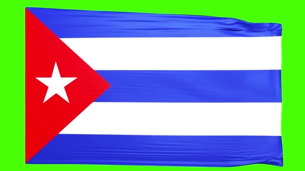 Cuba Waving Flag — Vídeo de Stock