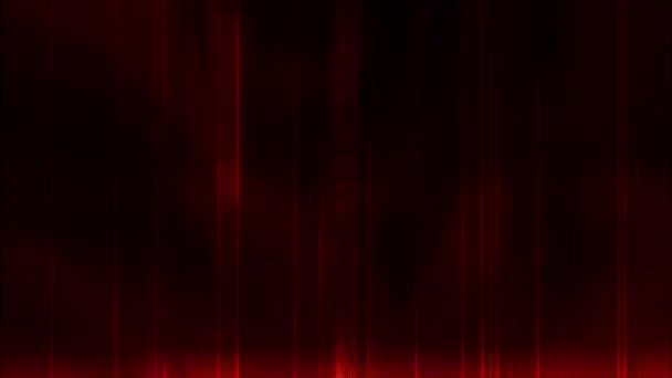 Binary Vertical Scan Lines Transmission Strange Trippy Red Style Seamlessly — Video Stock