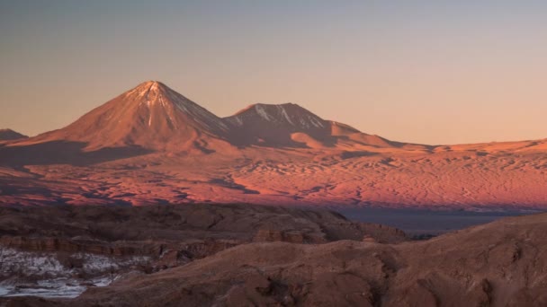 Time Lapse Sunset Atacama San Pedro Atacama Chile — Vídeo de Stock