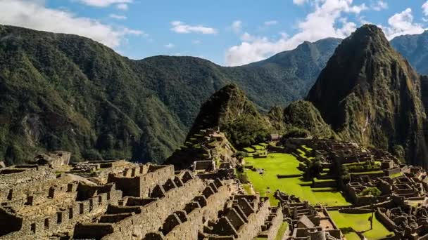 Time Lapse Machu Picchu Landscape Peru — Vídeo de stock