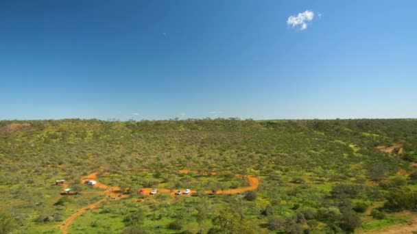 Landscape View Coalseam Conservation Park Tourist Lookout Western Australia — стокове відео