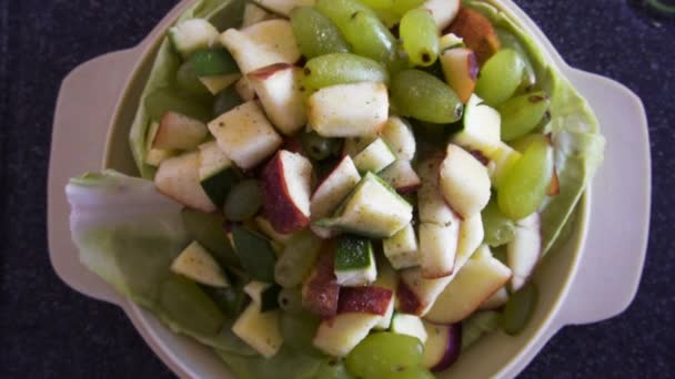 Fruits Salad Bowl — Vídeos de Stock