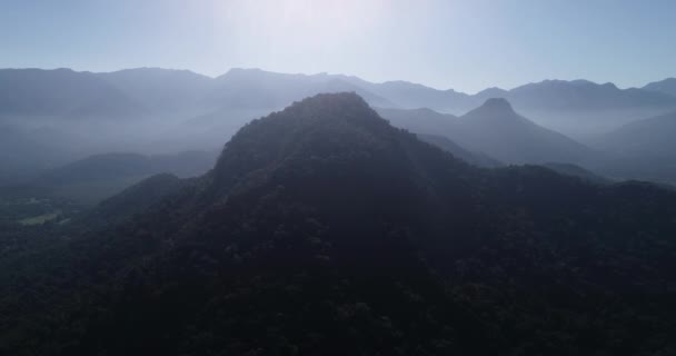 View Peak Serra Mar Forest Rio Janeiro — Video Stock