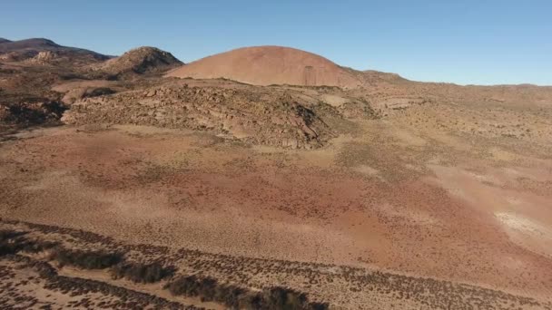 Αεροφωτογραφία Της Άνυδρης Ορεινής Περιοχής Του Βόρειου Ακρωτηρίου Νότια Αφρική — Αρχείο Βίντεο