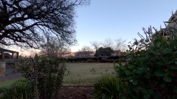 Timelapse Cold Morning Showing Field — Wideo stockowe