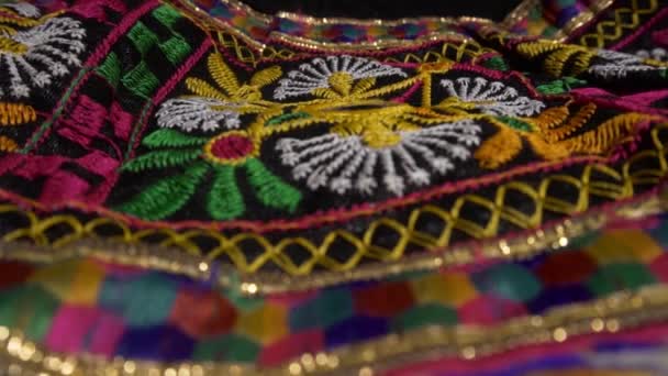 Chaniya Choli Για Navatri Φεστιβάλ Χορού Navratri Είναι Ένα Ινδικό — Αρχείο Βίντεο