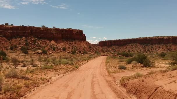 Drone Footage New Mexico Desert Tohajiilee Just Albuquerque Area Famous — Vídeo de Stock