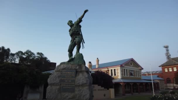 Broken Hill War Memorial Argent Street — kuvapankkivideo