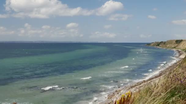 Colina Playa Cerca Del Horizonte — Vídeos de Stock