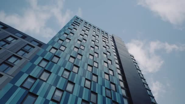 Iconic Tall New Era Student Living Apartments Building Sheffield South — Wideo stockowe