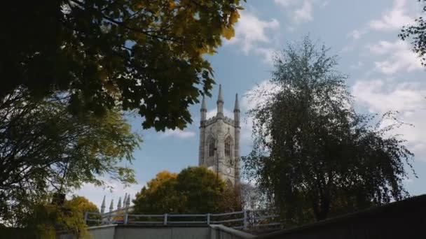 Mary Church Sheffield Shot Underpass Sheffield South Yorkshire Sunny Day — Wideo stockowe