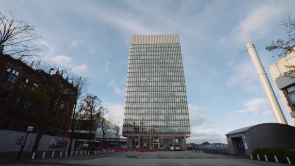 Arts Tower University Sheffield Campus South Yorkshire United Kingdom Sunny — Stock video