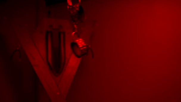 Bondage Equipment Red Room — 图库视频影像