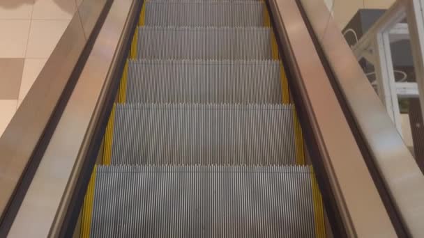 Going Escalator Mall — Vídeo de Stock