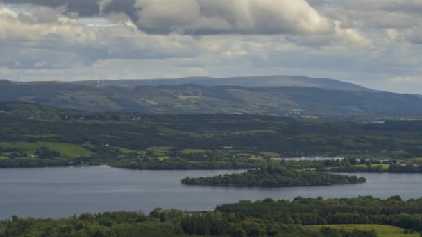 Time Lapse Rural Agricultural Nature Landscape Day Ireland — Wideo stockowe