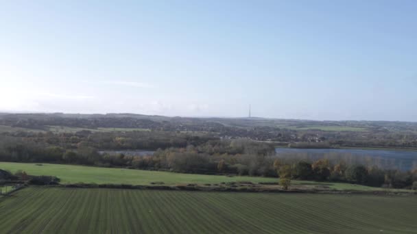 West Yorkshire Paysage Large Établissement Panoramique Plan — Video