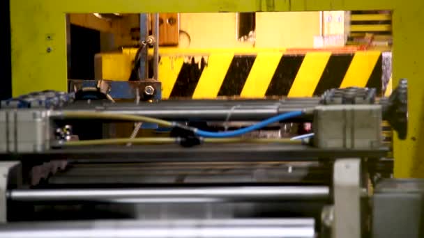 Heavy Machinery Industrial Manufacturing Warehouse Factory — Stok video