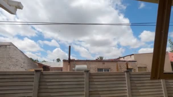 Time Lapse Room Blue Sky Clouds — Wideo stockowe