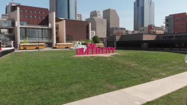 Urban Park City Sign — Stok video