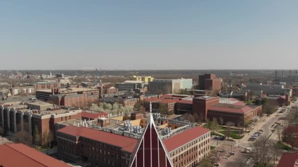 Aerial View College Campus — Vídeo de Stock