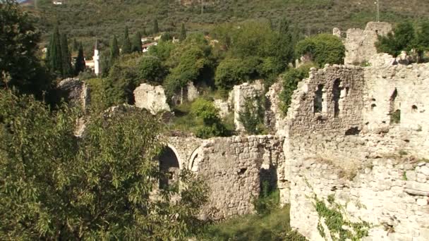 Eski Şehrin Duvarları — Stok video