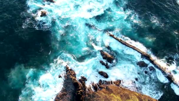 Aziz Lucia Nın Küçük Karayip Adasındaki Güzel Sahil Plajı — Stok video