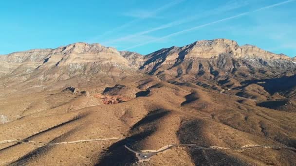 Red Rock Canyon Scenic Drive Las Vegas Nevada — Stockvideo
