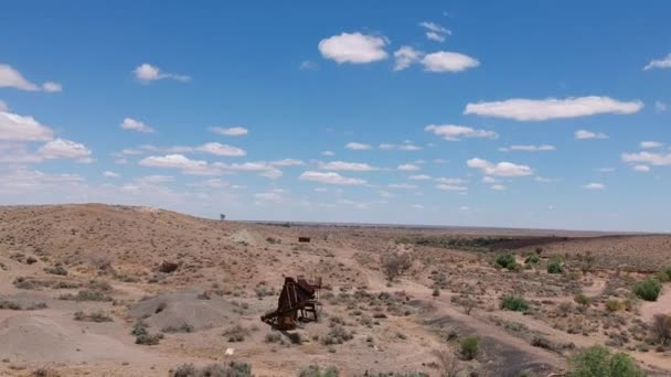 Abandoned Machinery Silverton Outback Australia — Video