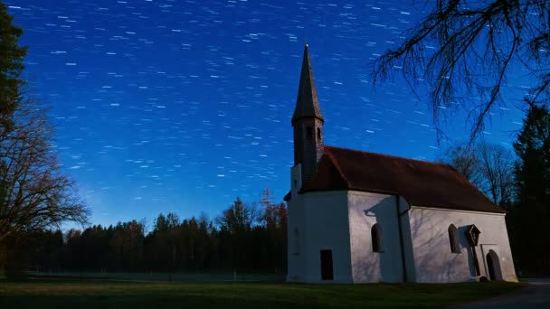 Starry Night Religion Moving Stars Change People Believe — Αρχείο Βίντεο