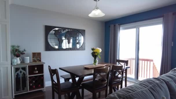 Real Estate Well Styled Small Dining Room — Vídeo de Stock