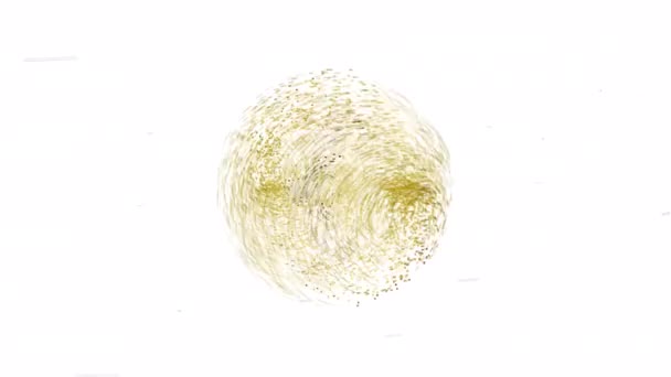 Dogecoin Cryptogeld Coin Logo Pixel Animatie Render Witte Achtergrond Met — Stockvideo