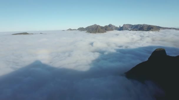 Portugal Madeira Vista Desde Bica Cana Las Montañas — Vídeos de Stock