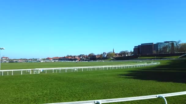 Chester Race Course Sunny Day Races 2021 — Stockvideo