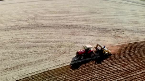 Tractor Seeder Field Sowing Corn Maize Soil Pneumatic Sowing Machine — Wideo stockowe